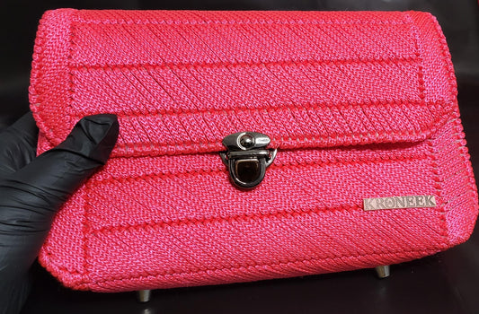 Elegant Pink Clutch  Kroneek Handmade/Pochèt elegans roz
